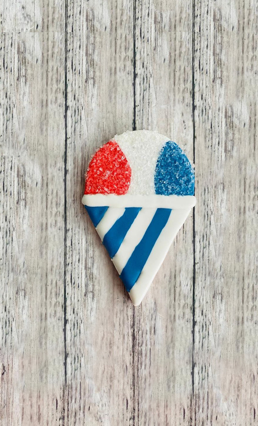 Snowcone Cookie Cutter