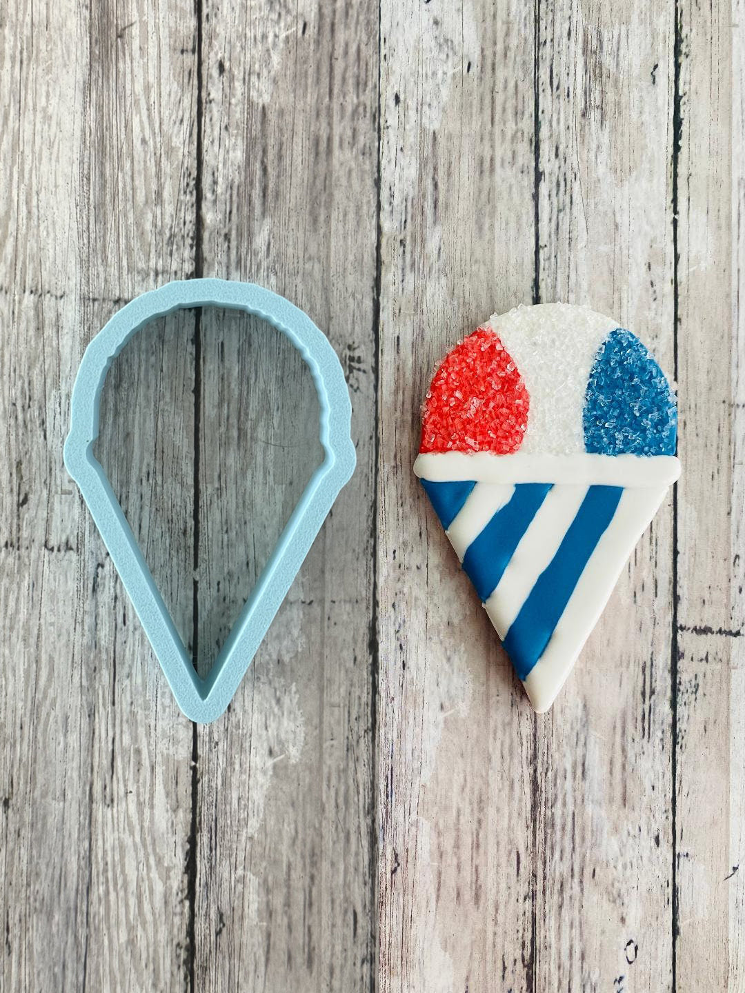 Snowcone Cookie Cutter
