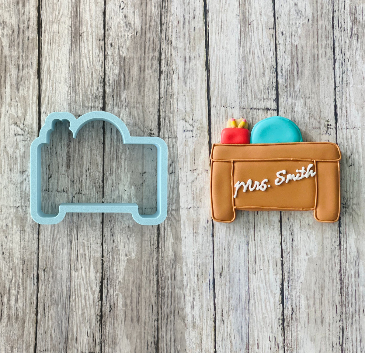 Teacher Desk Cookie cutter