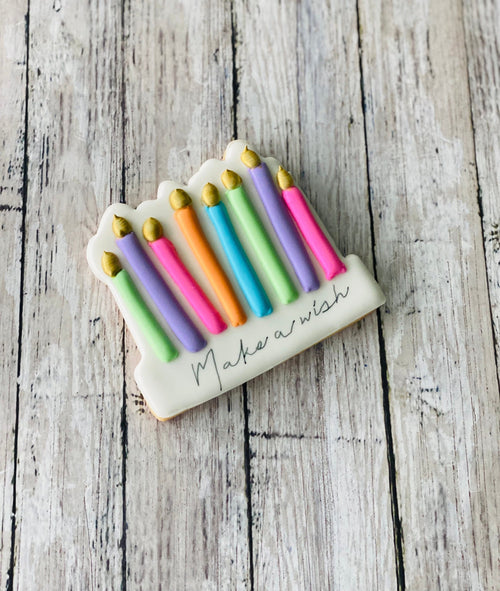 Candles Cookie Cutter, Birthday Candles Cutter, Birthday Cutter, Make a Wish Cutter, Celebration Cutter, Party Cutter