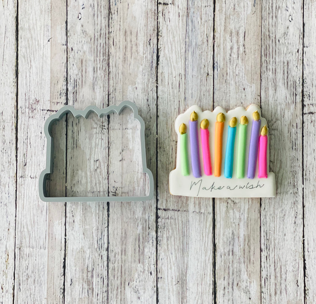Candles Cookie Cutter, Birthday Candles Cutter, Birthday Cutter, Make a Wish Cutter, Celebration Cutter, Party Cutter