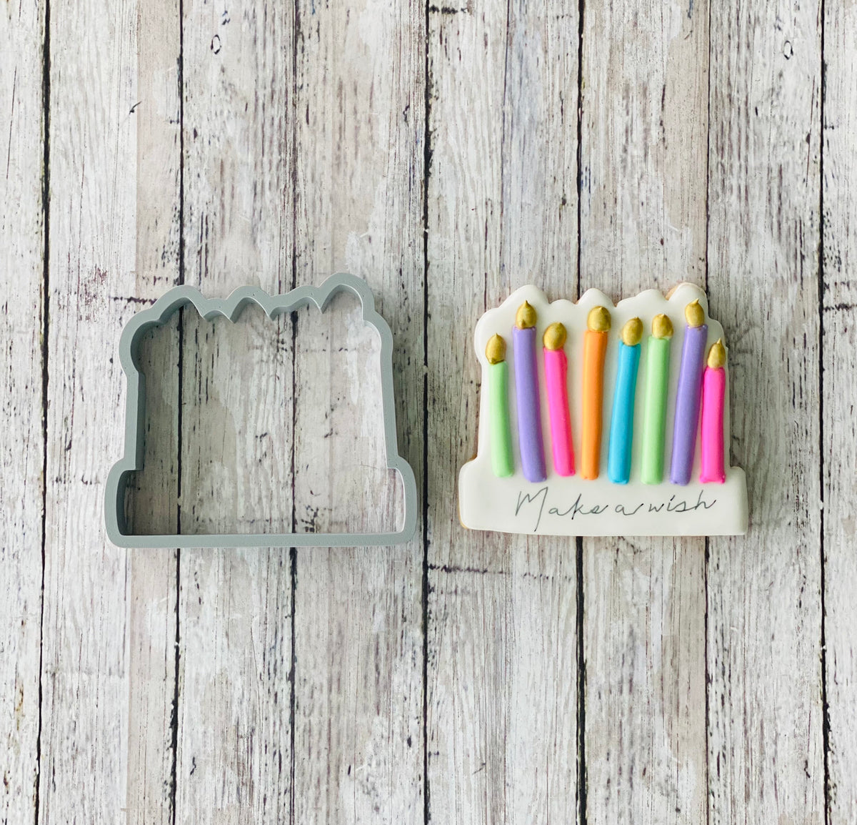 Candles Cookie Cutter, Birthday Candles Cutter, Birthday Cutter, Make a Wish Cutter, Celebration Cutter, Party Cutter