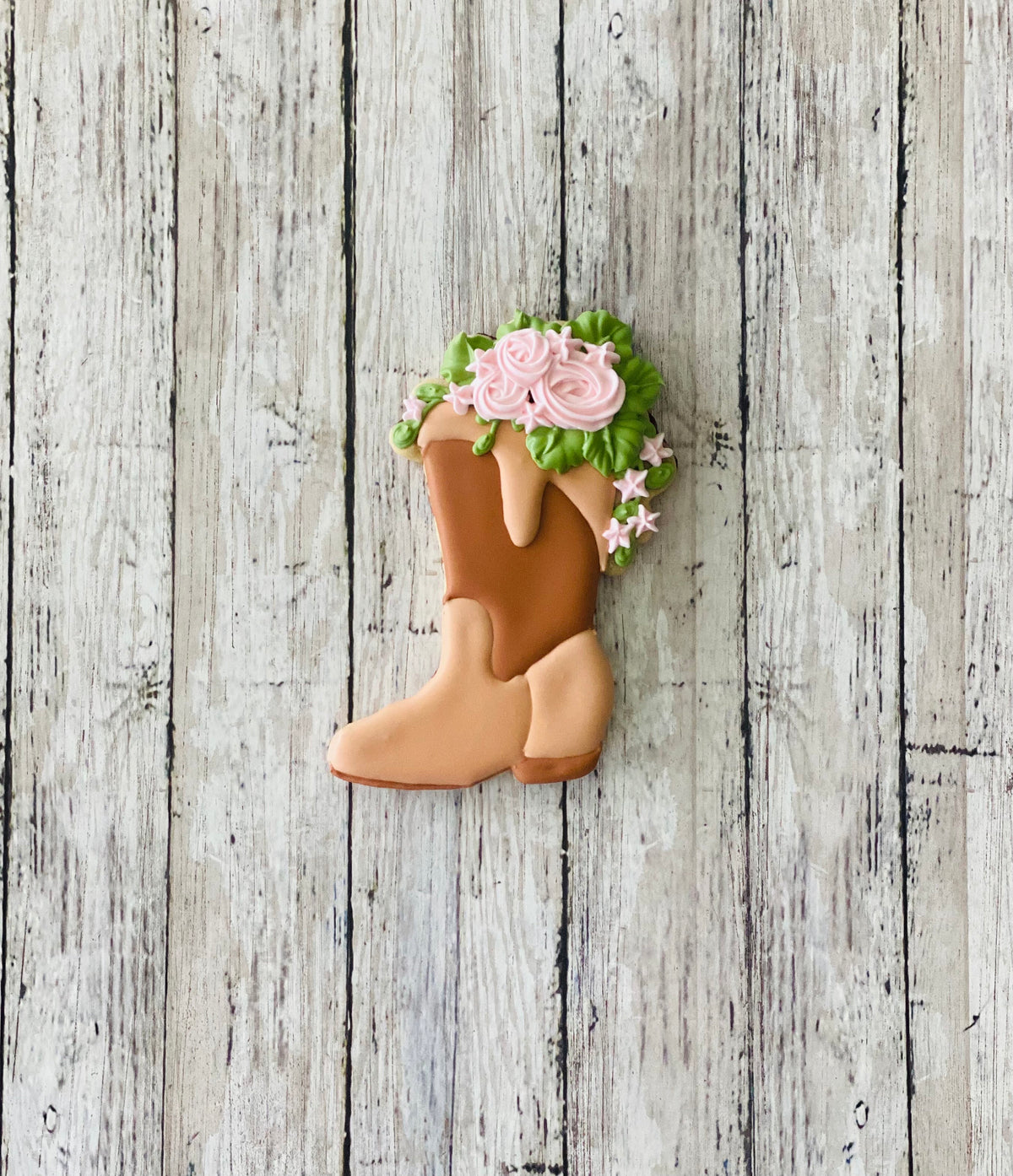 Boot with Florals Cookie Cutter, boot cutter, flower boot cutter, girl cutter, rodeo cutter, cowgirl boot cutter