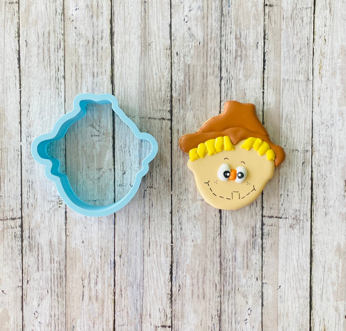Scarecrow Cookie Cutter, fall cutter, autumn cutter, crow cutter