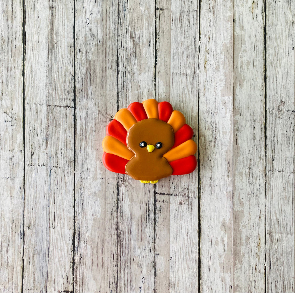 Turkey Cookie Cutter, fall cutter, autumn cutter, nature cutter, animal cutter, thanksgiving cutter, gobble cutter, bird cutter