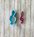 Treble Clef Cookie Cutter, note cutter, music cutter, singing cutter, band cutter, choir cutter