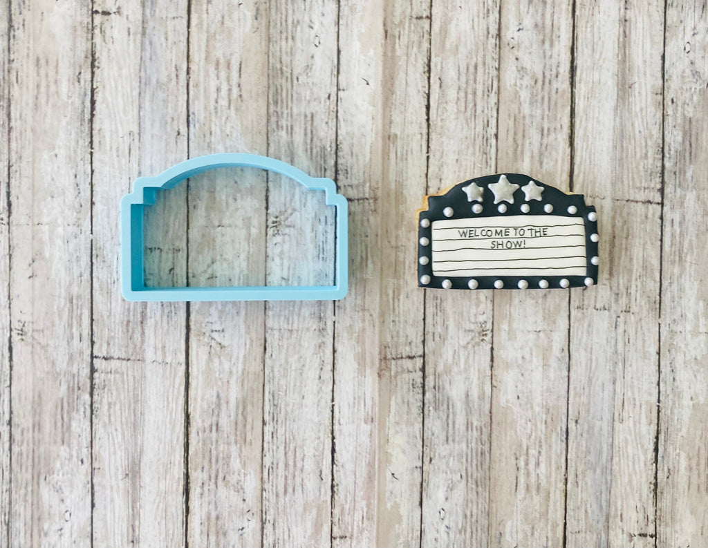 Marquee Cookie Cutter, Frame cutter, photo cutter, picture cutter, plaque cutter, stage cutter, theater cutter
