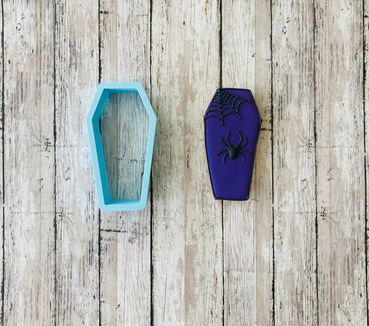 Coffin Cookie Cutter, spooky cutter, Halloween cutter, trick or treat cutter, death cutter, grave cutter, tomb cutter