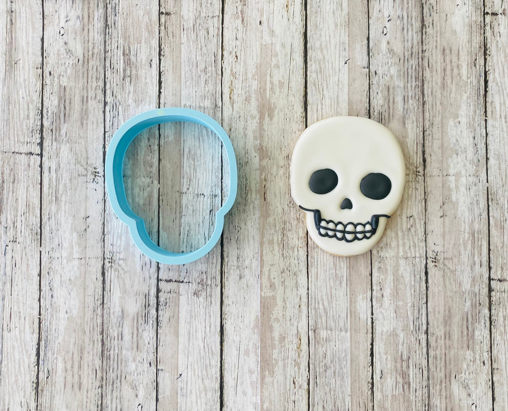 Skull Cookie Cutter, spooky cutter, Halloween cutter, trick or treat cutter, death cutter, skeleton cutter, head cutter
