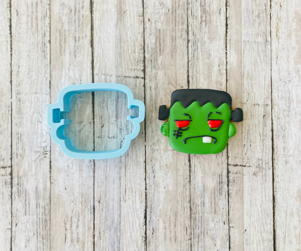 Frankenstein Cookie Cutter, spooky cutter, Halloween cutter, trick or treat cutter, death cutter