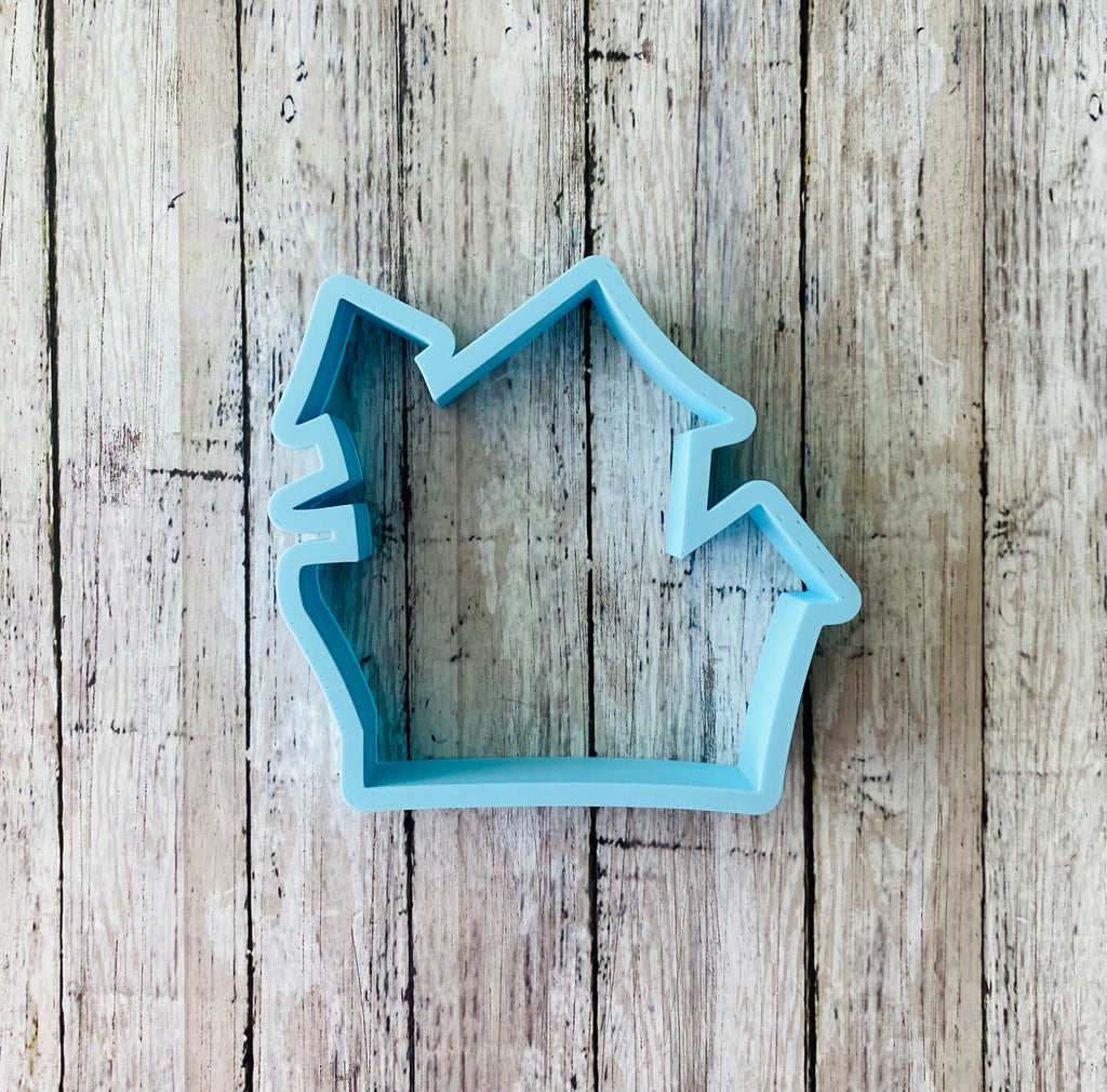 Haunted House Cookie Cutter, spooky cutter, Halloween cutter, trick or treat cutter