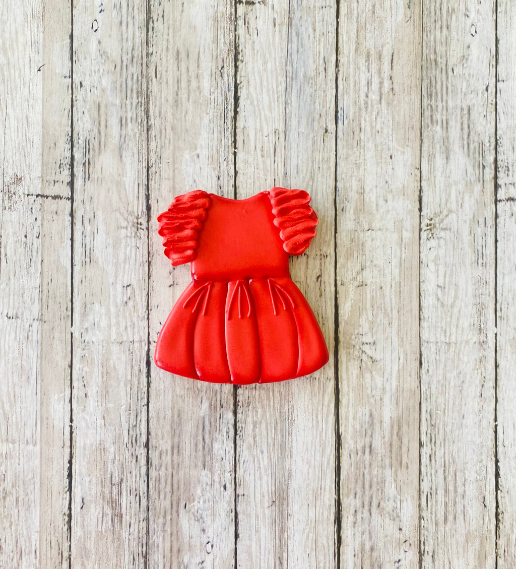 Girl Dress Cookie Cutter, baby dress cutter, dress cutter, baptism dress cutter, little girl cutter, baby cutter, baby shower cutter