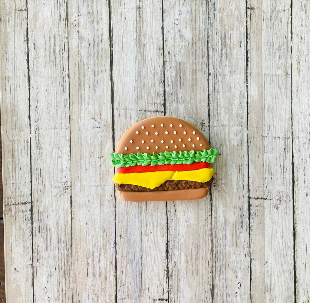 Hamburger Cookie Cutter, BBQ Cutter, Cookout Cutter, Food Cutter, Grill Cutter, Sandwich Cutter