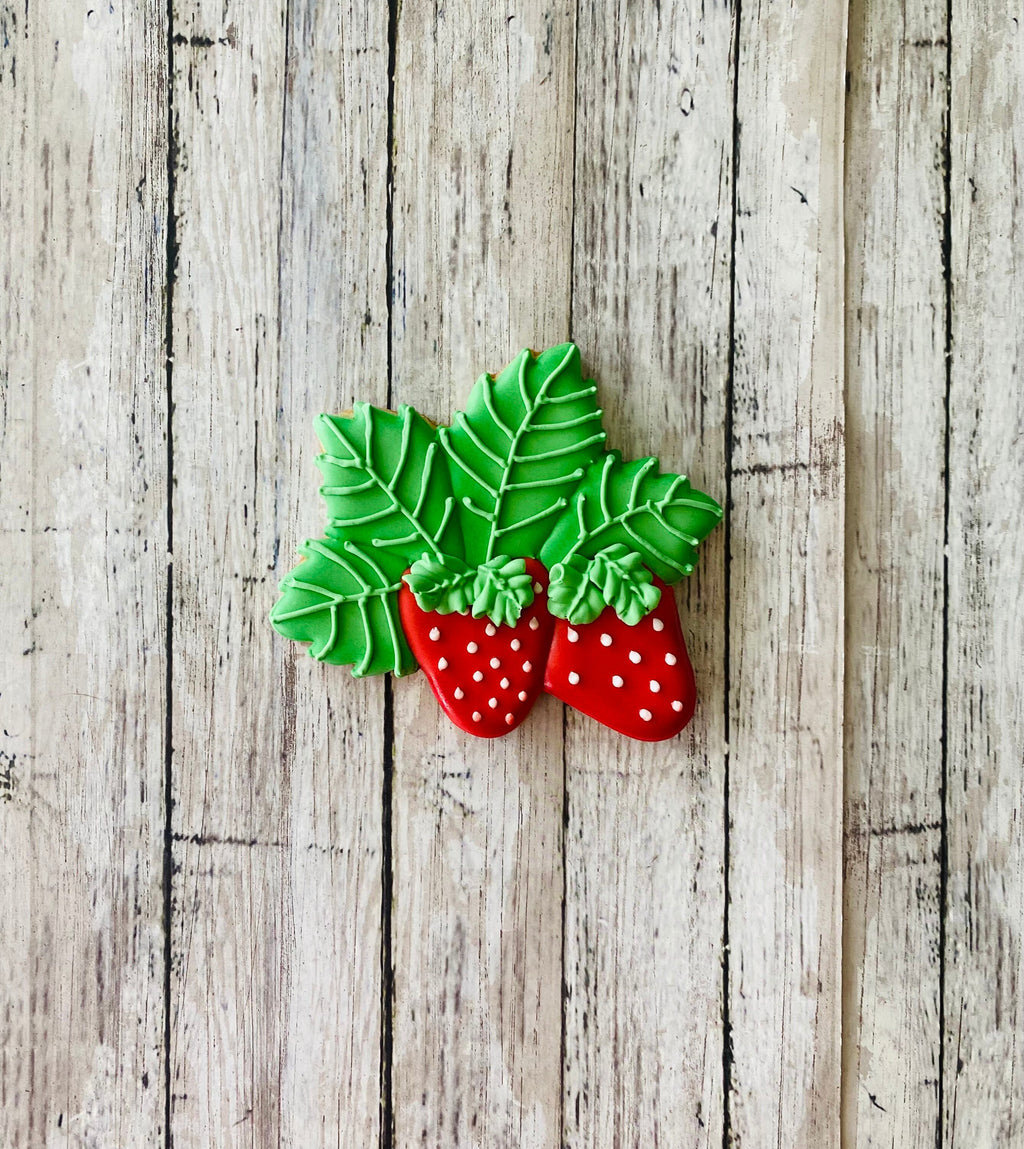 Strawberry Bunch Cookie Cutter,  fruit cutter, garden cutter, berry cutter, food cutter