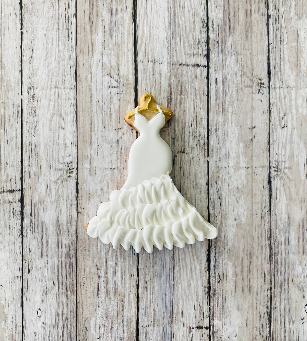 Mermaid Wedding Dress Cookie Cutters, dress cuter, gown cutter, wedding cutter, girl cutter, anniversary cutter, bride cutter