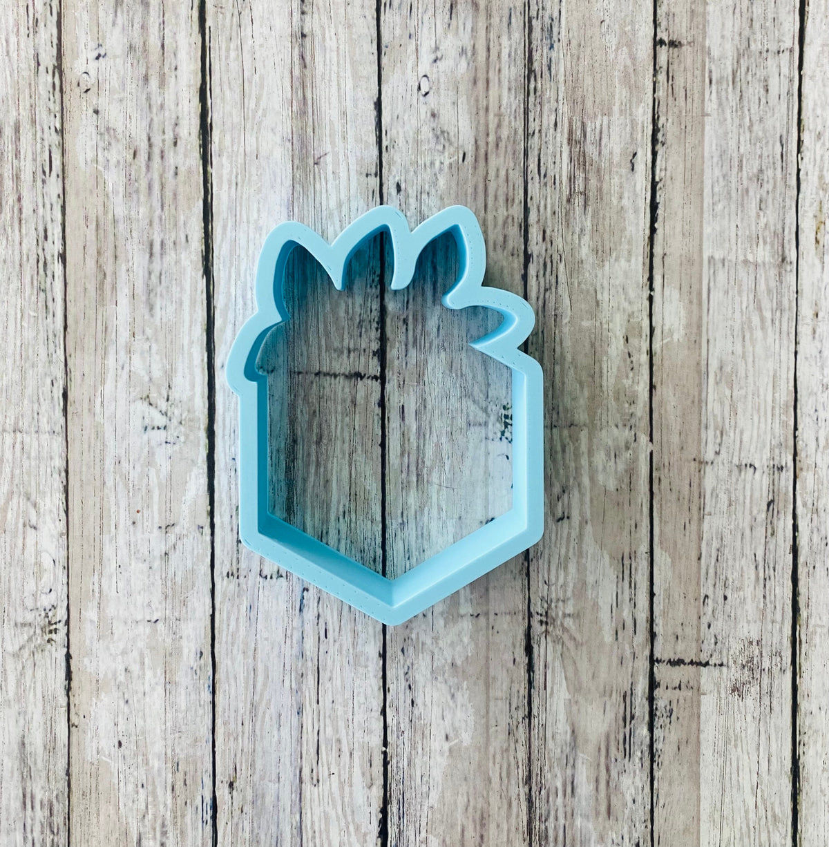 Floral Hexagon Frame Cookie Cutter, frame cutter, wedding cutter, bridal shower cutter, baby shower cutter, anniversary cutter