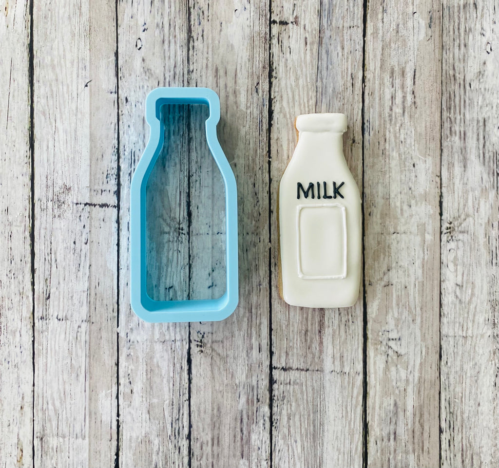 Milk & Cookies Cookie Cutters, cookie cutter, milk cutter, desert cutter, drink cutter, kid cutter, snack cutter