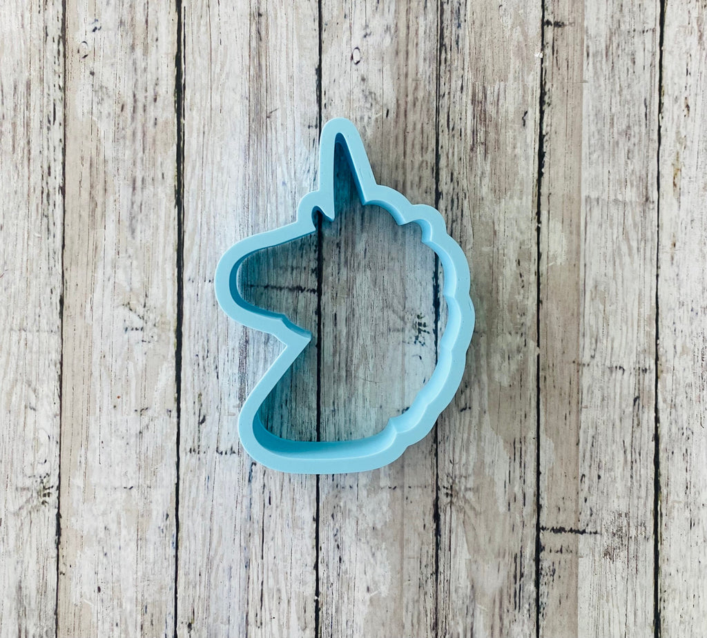 Unicorn Head Cookie Cutter, unicorn cutter, animal cutter, birthday cutter, rainbow cutter, girl cutter, party cutter