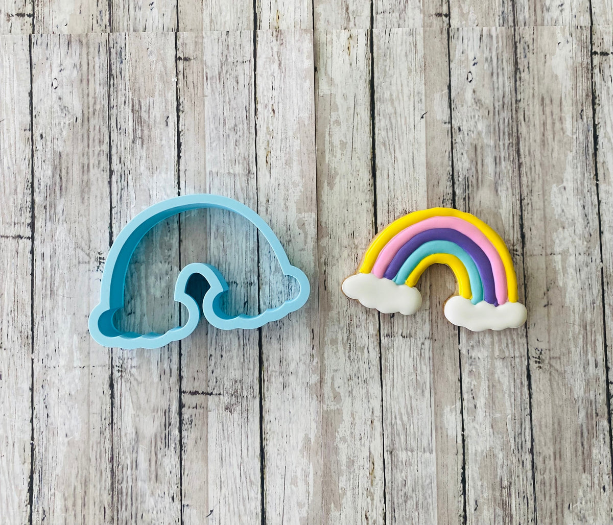Rainbow Cookie Cutter, unicorn cutter, birthday cutter, sky cutter, girl cutter, party cutter, nature cutter, weather cutter