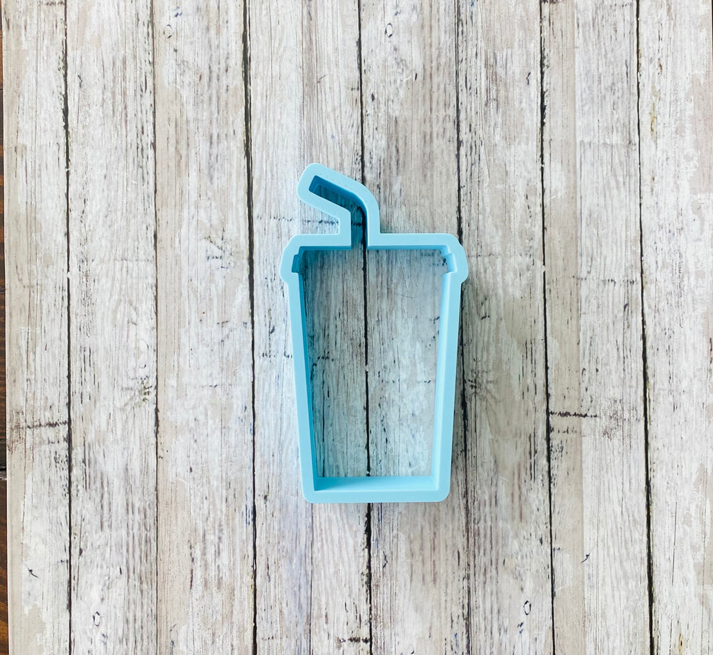 Drink Cup Cookie Cutter, drink cutter, fast food cutter, cup cutter, drink with straw cutter