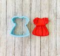 Girl Dress Cookie Cutter, baby dress cutter, dress cutter, baptism dress cutter, little girl cutter, baby cutter, baby shower cutter