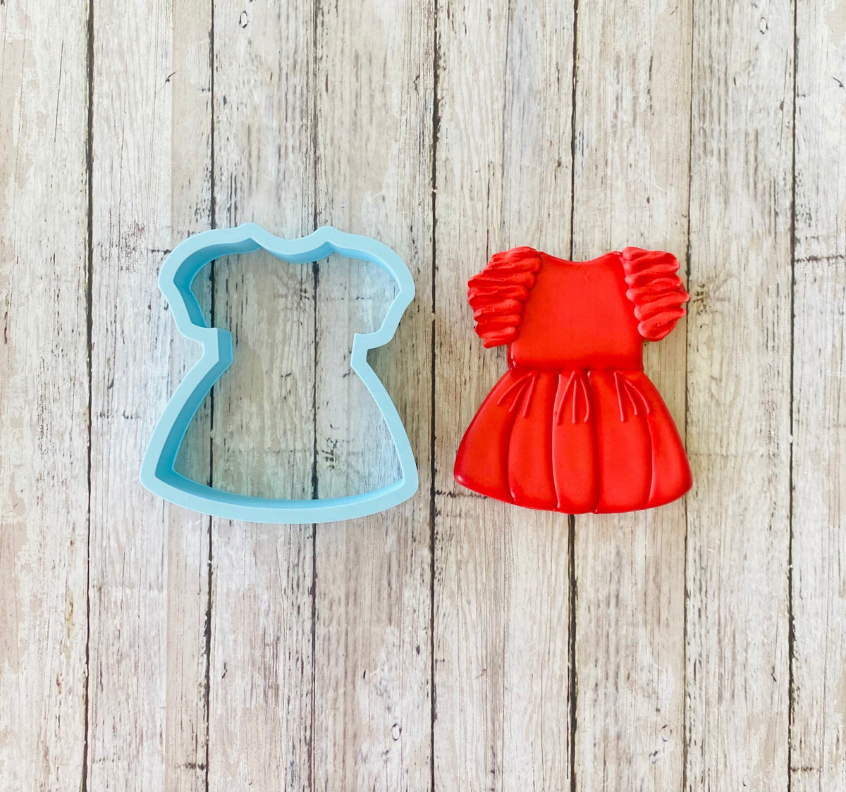 Girl Dress Cookie Cutter, baby dress cutter, dress cutter, baptism dress cutter, little girl cutter, baby cutter, baby shower cutter