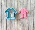 Long Sleeve Onesie Cookie Cutter, onesie cutter, baby cutter, baby shower cutter, clothes cutter