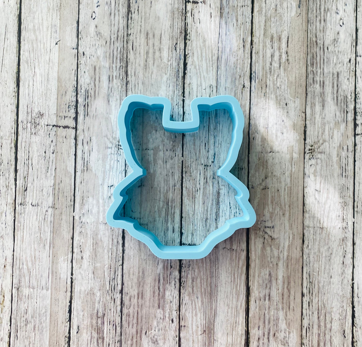 Ruffled Onesie Cookie Cutter, onesie cutter, baby cutter, baby shower cutter, clothes cutter, baby dress cutter, girl cutter