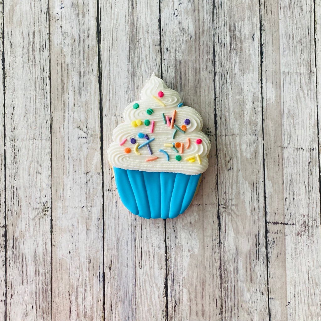 Cupcake Cookie Cutter, Birthday  Cutter, Make a Wish Cutter, Celebration Cutter, Party Cutter, desert cutter
