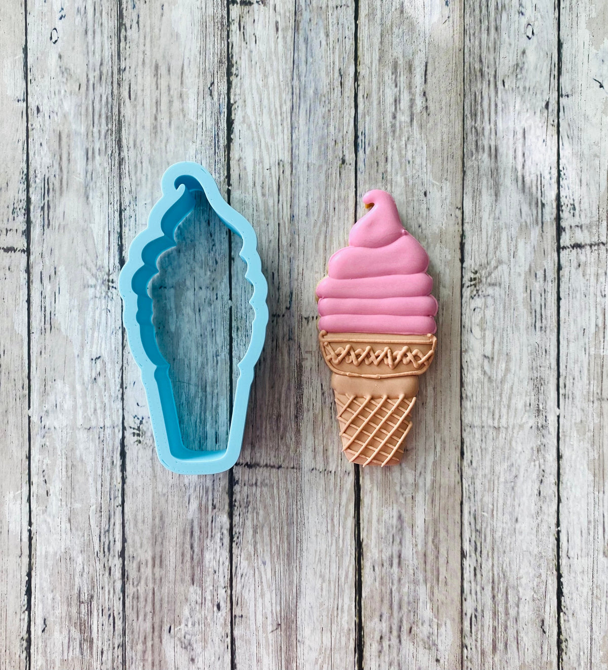 Ice Cream Cookie Cutters, ice cream cone cutter, desert cutter, party cutter, food cutters