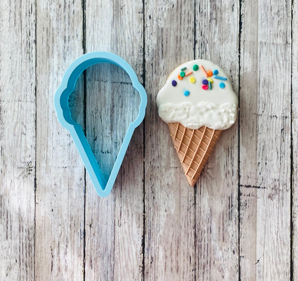 Ice Cream Cookie Cutters, ice cream cone cutter, desert cutter, party cutter, food cutters