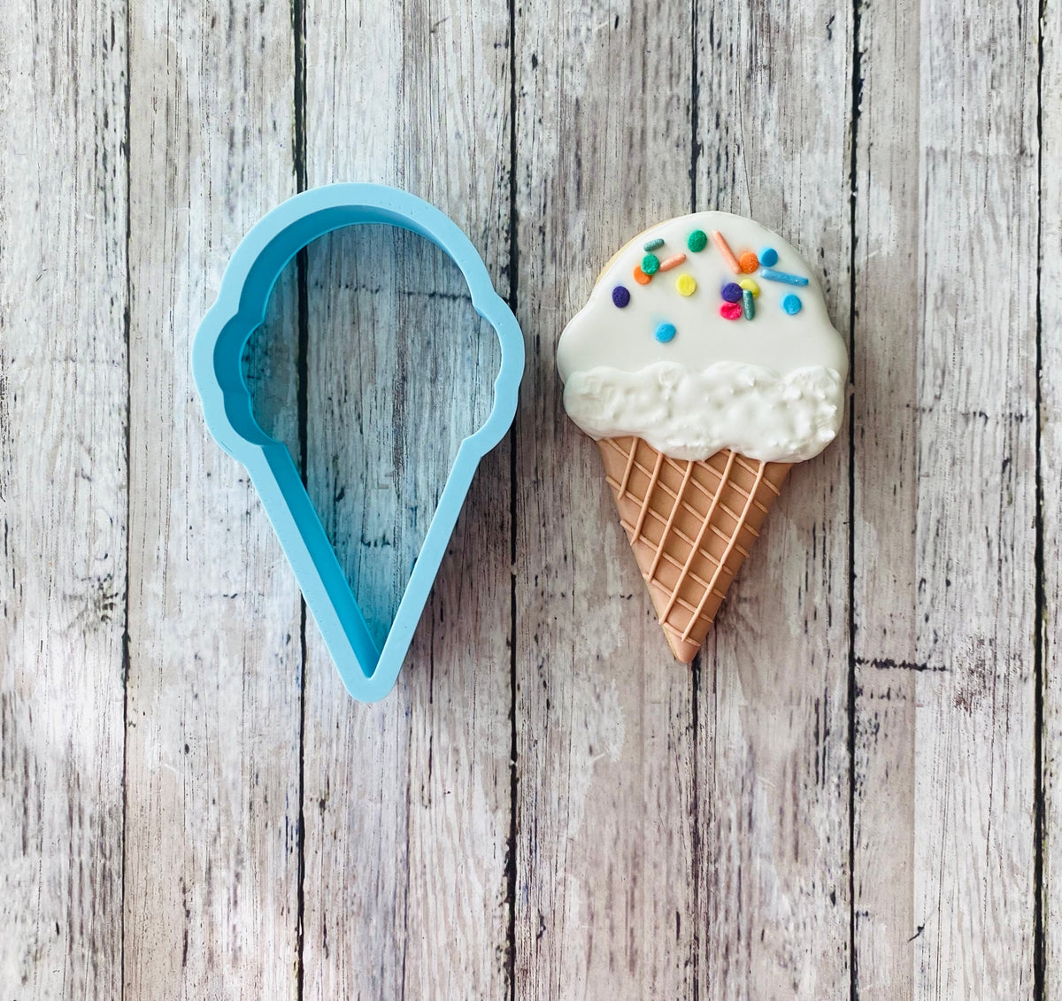 Ice Cream Cookie Cutters, ice cream cone cutter, desert cutter, party cutter, food cutters