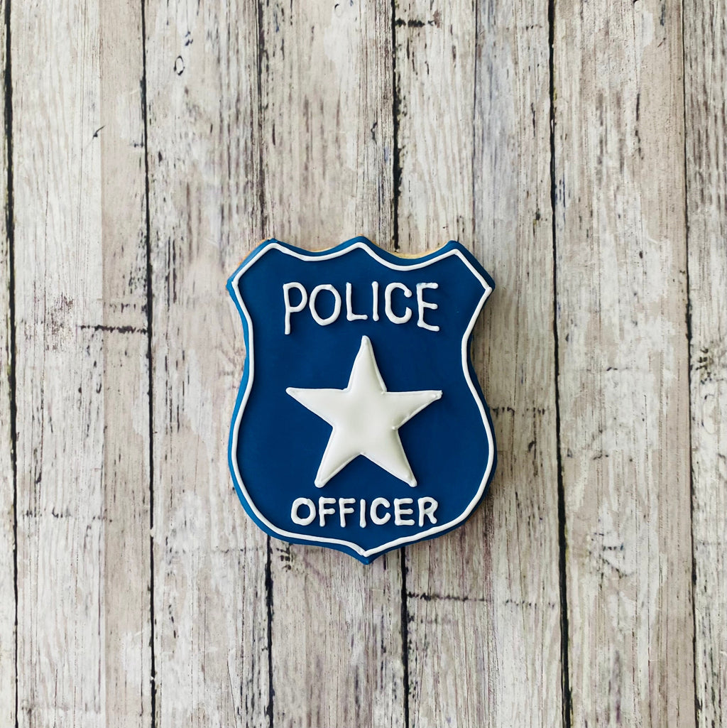 Shield Frame Cookie Cutter, frame cutter, police cutter, race cutter, car cutter, shape cutter