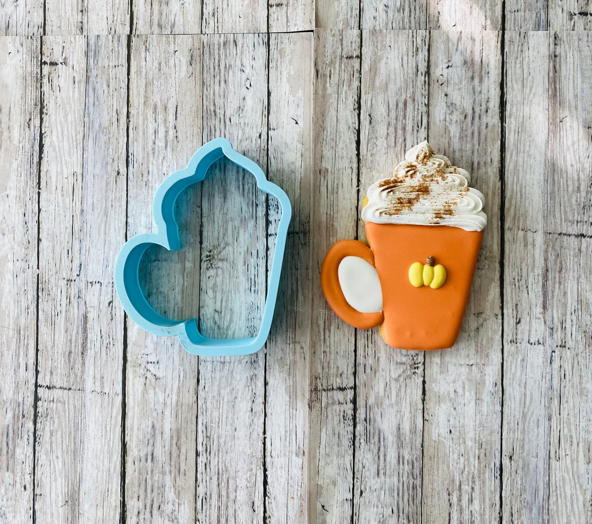 Tall Coffee Cookie Cutter, fall cutter, autumn cutter, drink cutter, coffee cutter, tea cutter, coffee cup, pumpkin latte cutter, latte