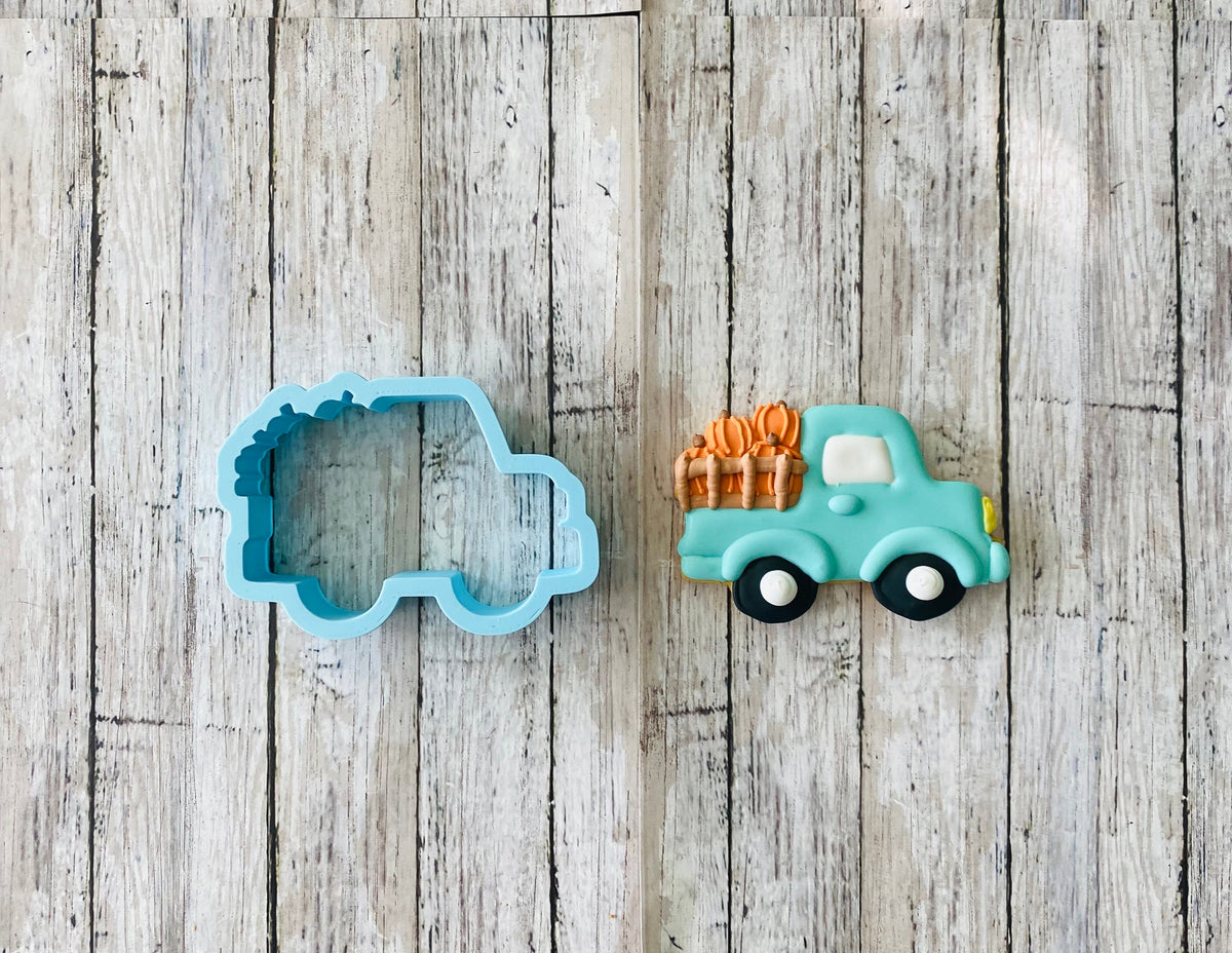 Pumpkin Truck Cookie Cutter, truck cutter, car cutter, pumpkin patch cutter, fall cutter