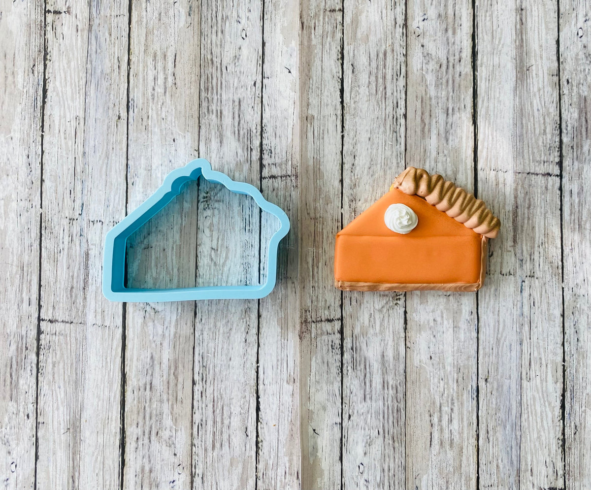 Pumpkin Pie Cookie Cutter, fall cutter, food cutter, thanksgiving cutter, desert cutter