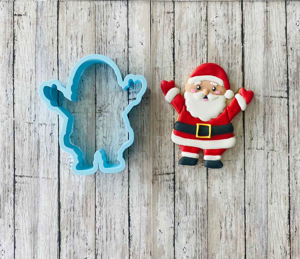 Santa Cookie Cutter, ho ho ho cutter, Santa Claus cutter, Christmas cutter