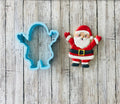 Santa Cookie Cutter, ho ho ho cutter, Santa Claus cutter, Christmas cutter