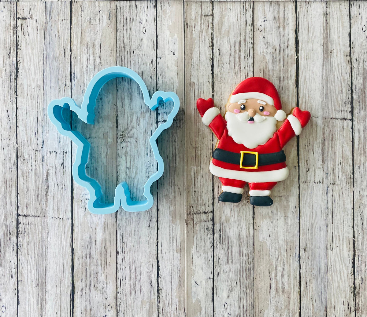 Santa Cookie Cutter, ho ho ho cutter, Santa Claus cutter, Christmas cutter