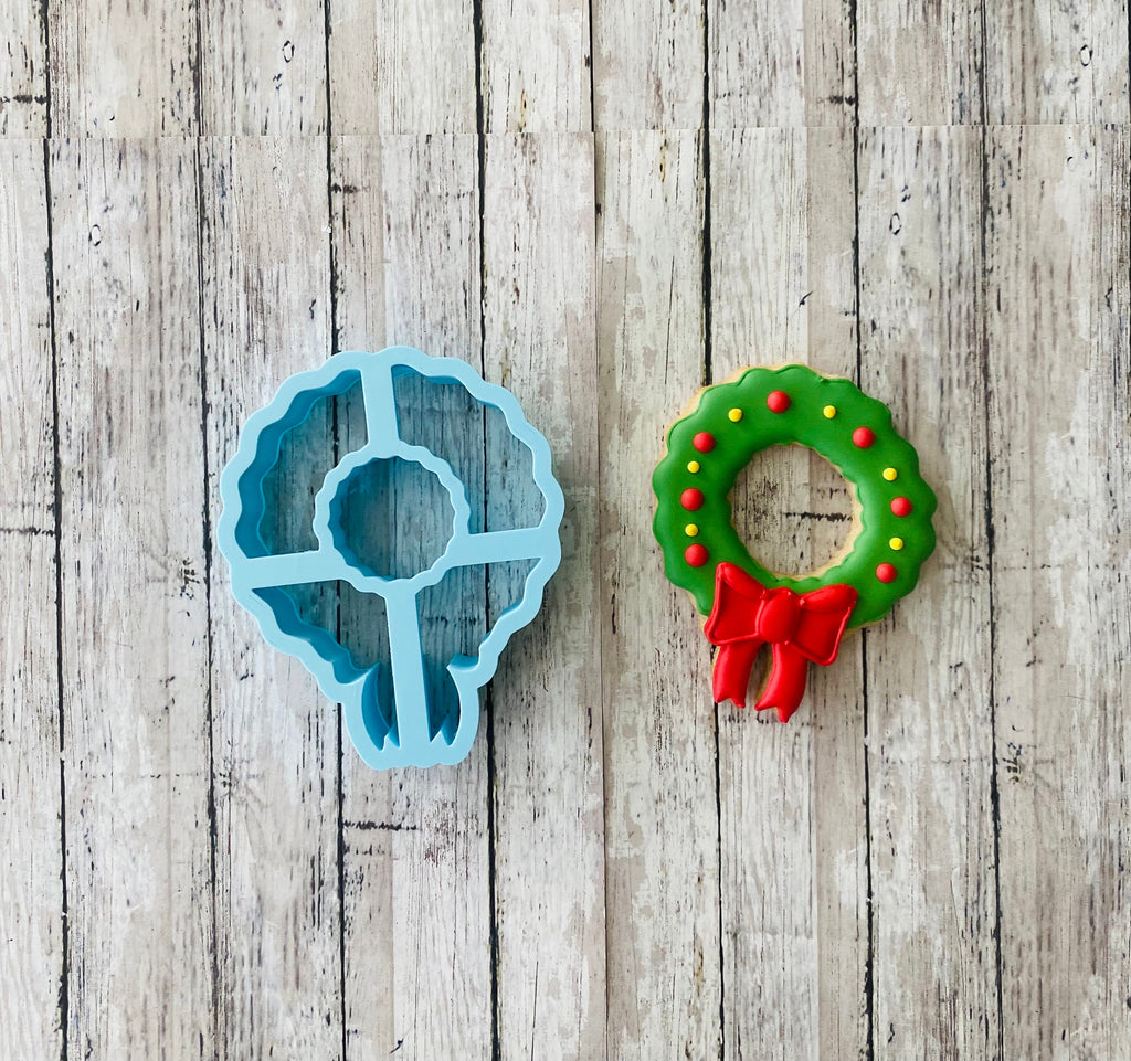 Christmas Wreath 1 Cookie Cutter, decoration cutter, Christmas cutter