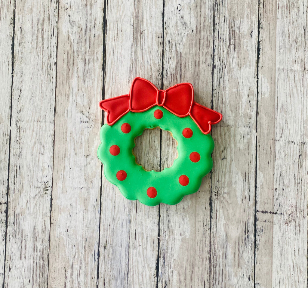 Christmas Wreath 2 Cookie Cutter, decoration cutter, Christmas cutter