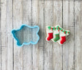 Hanging Stockings Cookie Cutter, stocking cutter, Christmas cutter, decoration cutter