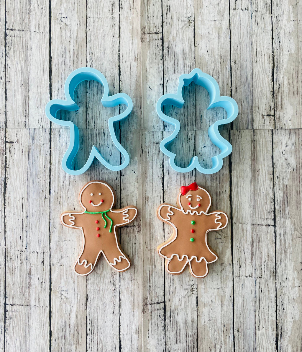 Gingerbread Cookie Cutter, Christmas cutter, gingerbread man cutter, gingerbread girl cutter, Christmas cookies