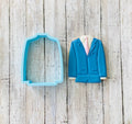 Tuxedo Top Cookie Cutter, suit cutter, wedding cutter, anniversary cutter, men's cutter, groom cutter