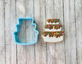 Cake Cookie Cutter, Birthday cake Cutter, Make a Wish Cutter, Celebration Cutter, Party Cutter, wedding cutter, desert cutter