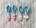 Ice Cream Cookie Cutters, ice cream cone cutter, desert cutter, party cutter, food cutters