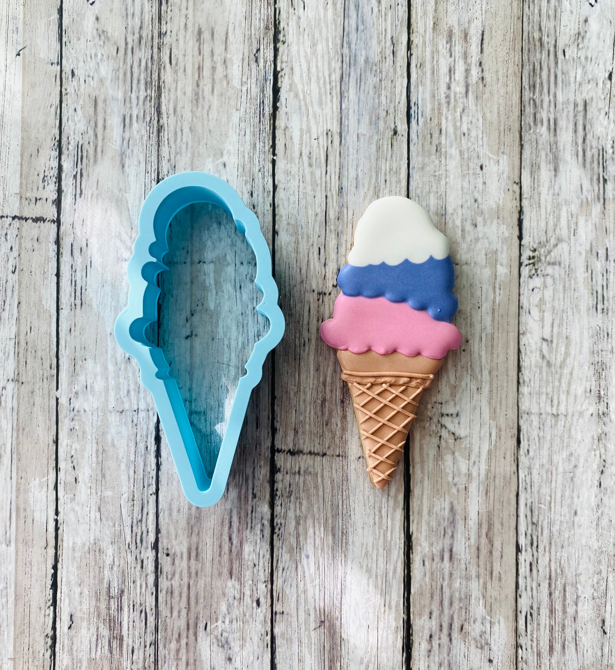 Ice Cream Cookie Cutters, ice cream cone cutter, desert cutter, party cutter, food cutters