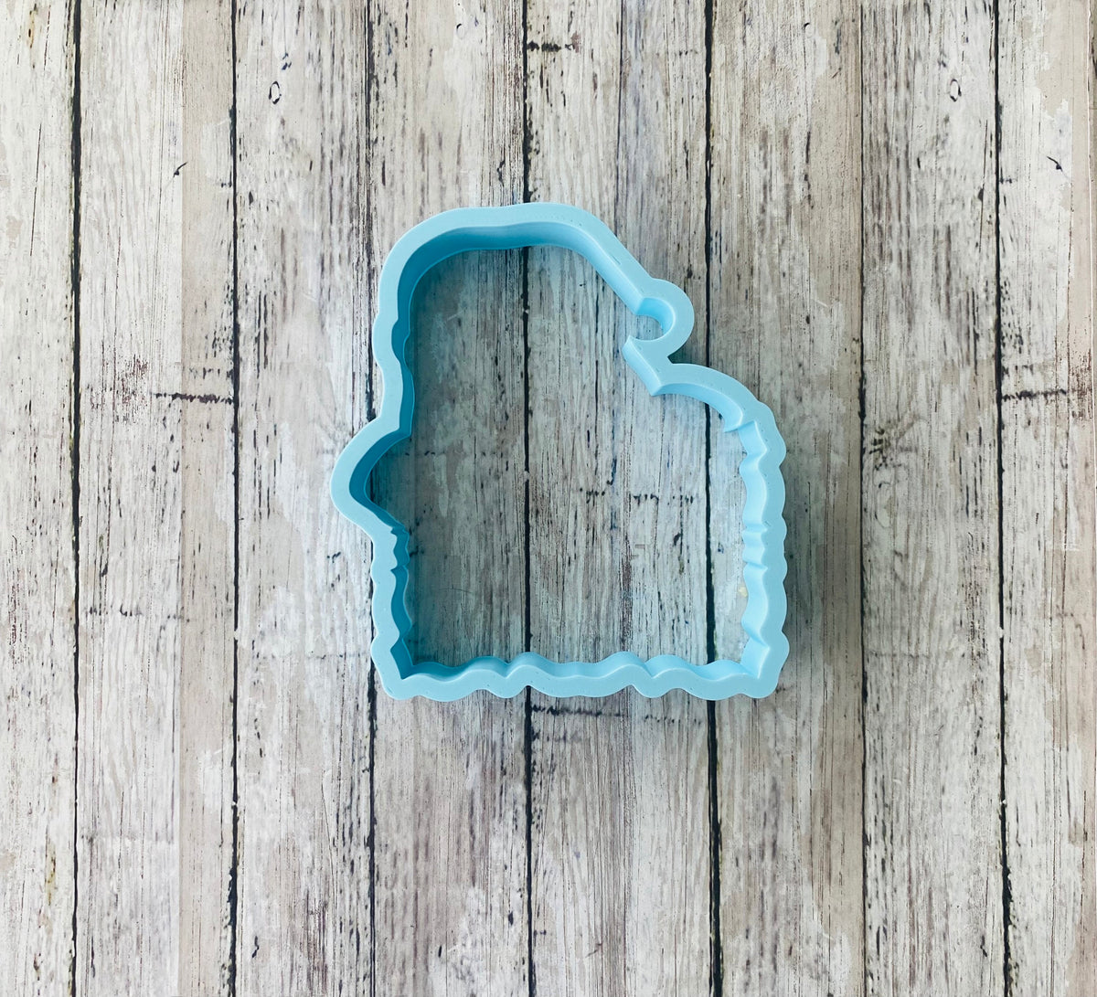 Christmas Plaque 2 Cookie Cutter, santa cutter, merry Christmas cutter, Christmas cutter