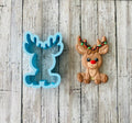 Reindeer Cookie Cutter, Rudolph cutter, deer cutter, Christmas cutter