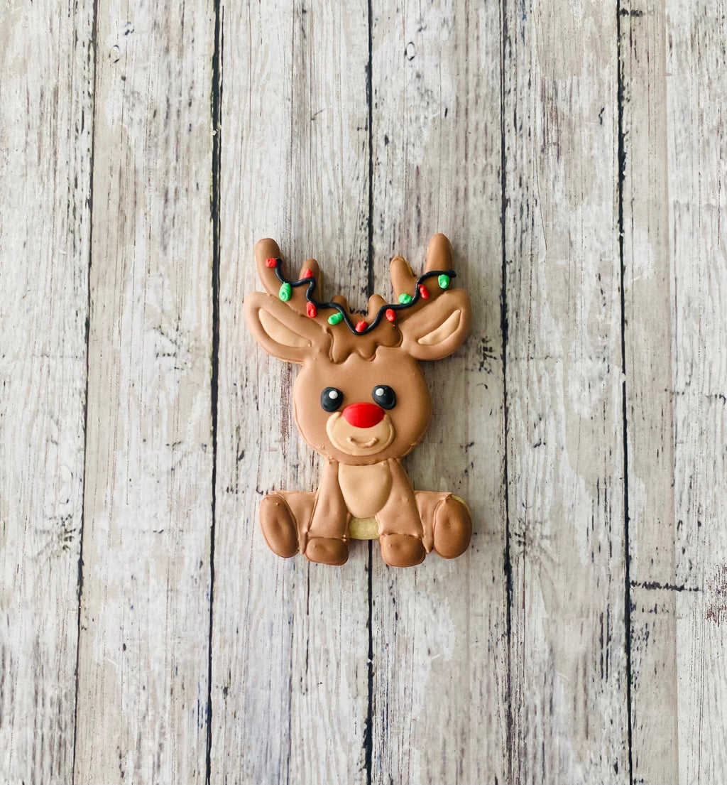 Reindeer Cookie Cutter, Rudolph cutter, deer cutter, Christmas cutter